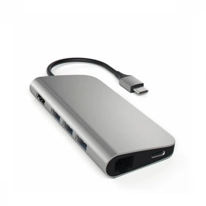 Satechi Type-C Multi-Port 4K Adapter - Space Gray