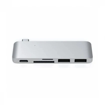 Satechi Type-C Pass USB Hub - Silver