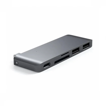 Satechi Type-C Pass USB Hub - Space Gray
