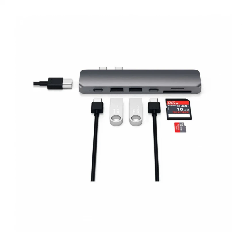 Satechi USB-C Hub s Thunderbolt 3 - Space Gray