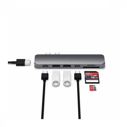 Satechi USB-C Hub s Thunderbolt 3 - Space Gray