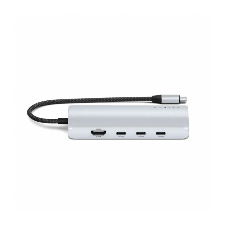 Satechi USB-C MultiPort Adapter 8K sa Ethernet V3 - Silver