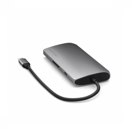 Satechi USB-C MultiPort Adapter 8K sa Ethernet V3 - Space Gray