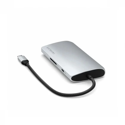 Satechi USB-C MultiPort Adapter 8K sa Ethernet V3 - Silver