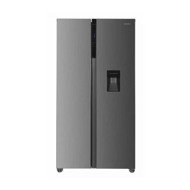 SBS frižider HEINNER  HSBS-H439NFXWDE++ 439l/NoFrost/90x177/inverter/Inox