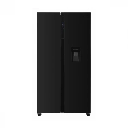 SBS frižider HEINNER  HSBS-H439NFBKWDE++ 439l/NoFrost/dispanzer/inverter/crni