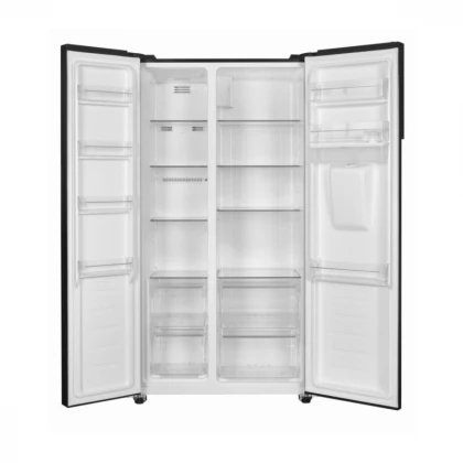 SBS frižider HEINNER  HSBS-H439NFBKWDE++ 439l/NoFrost/dispanzer/inverter/crni