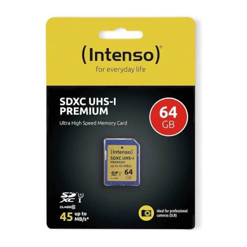 SD Card Intenso 64GB UHS-I Premium 3421490