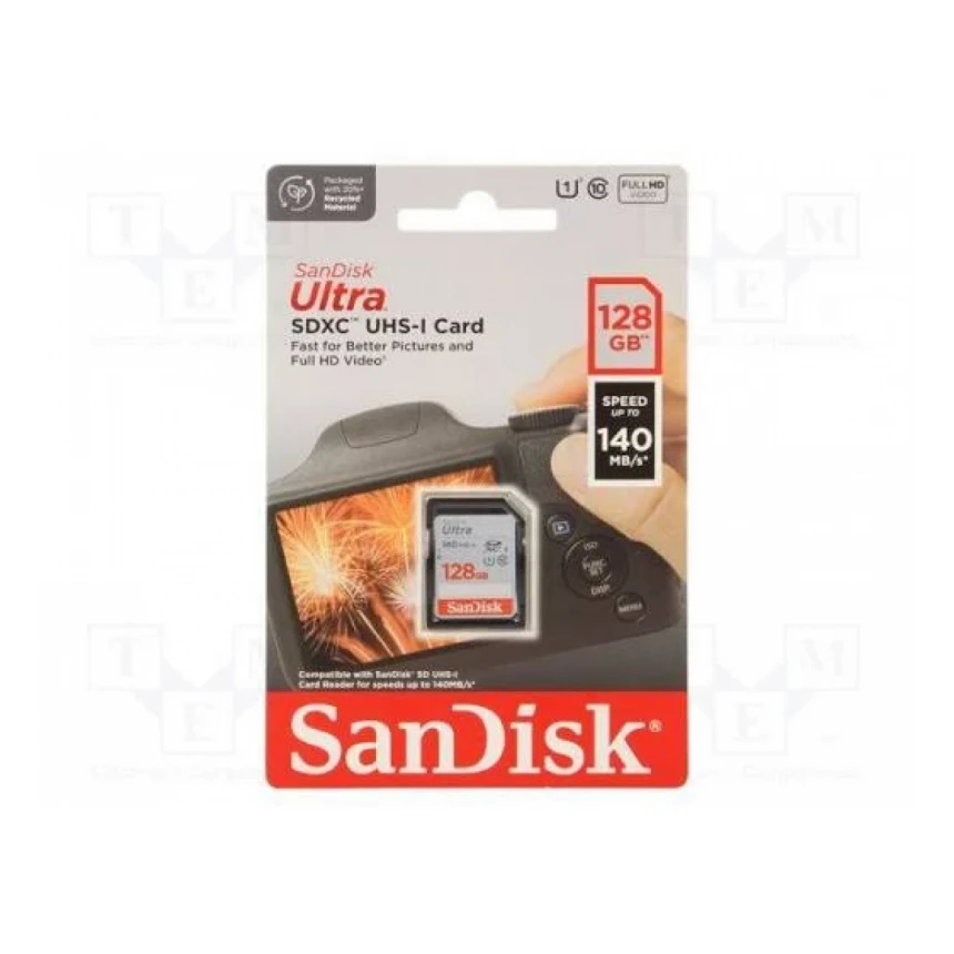 SDXC Ultra SanDisk 128GB Ultra, SDSDUNB-128G-GN6IN