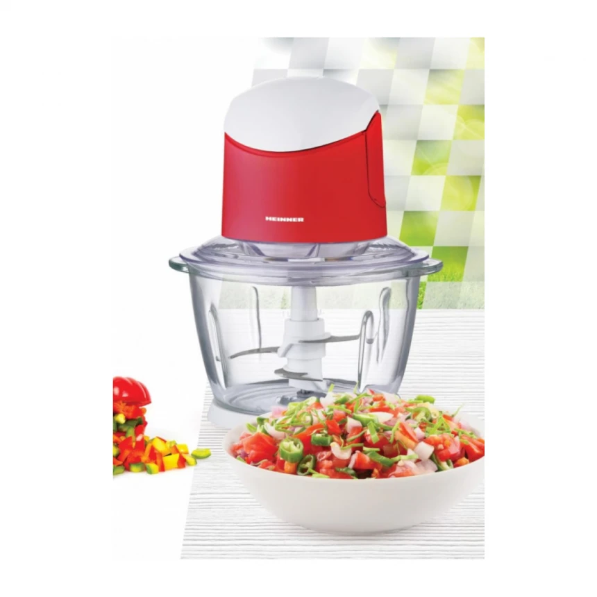 Seckalica HEINNER HMC-K500WHR 500W/staklena posuda,2noža