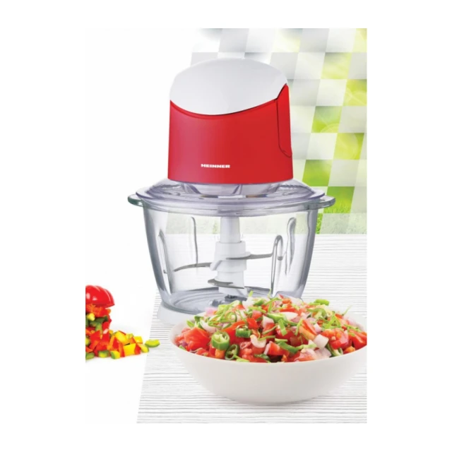 Seckalica HEINNER HMC-K500WHR 500W/staklena posuda,2noža