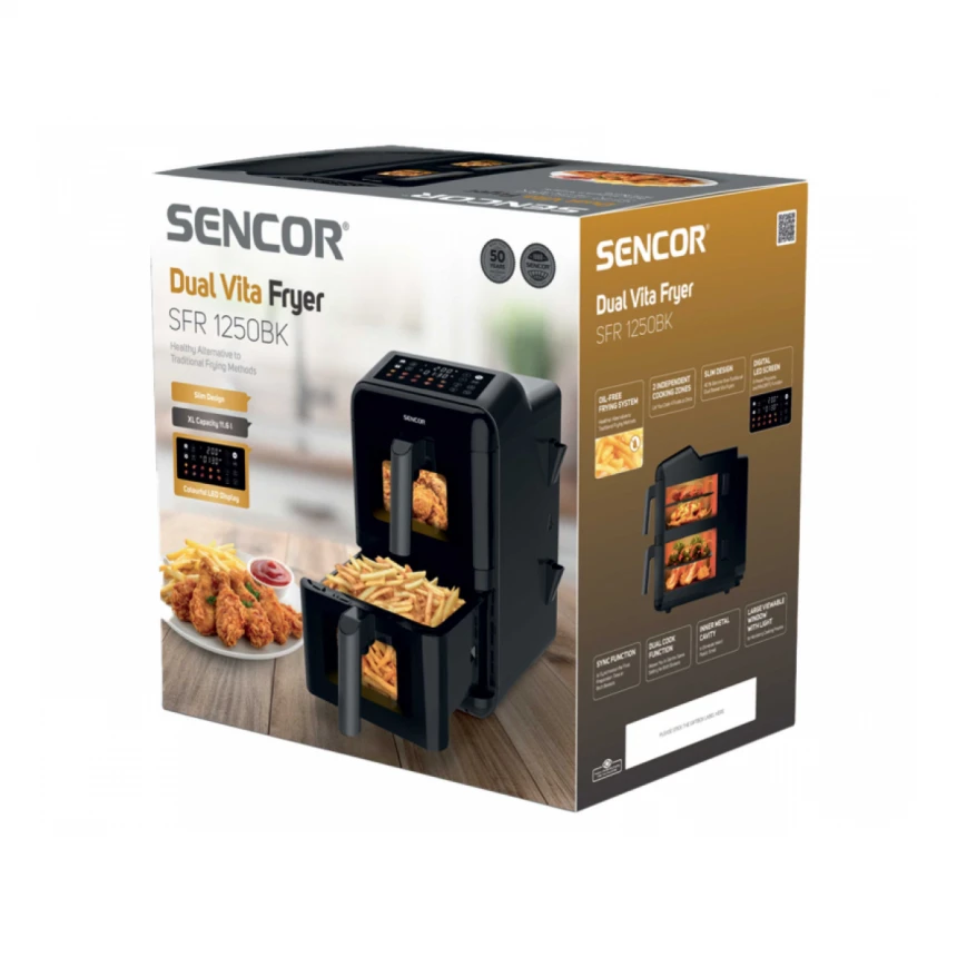 SENCOR SFR 1250BK multifunkcijska friteza na vruć vazduh
