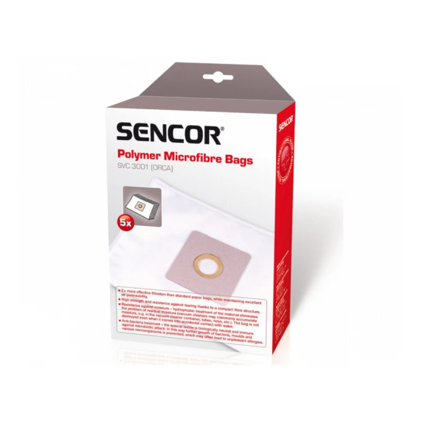SENCOR SVCX 0350 Kese za usisivač SVC 3001 (5 kom) 