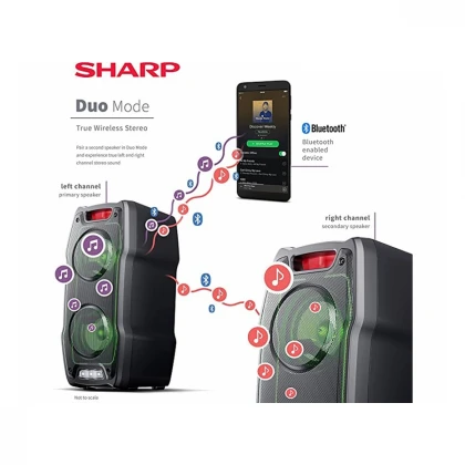 SHARP PS-929 Party Karaoke Bluetooth zvučnik 