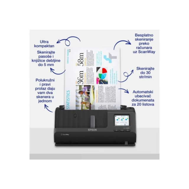 Skener A4 EPSON ES-C380W A4 Wi-Fi
