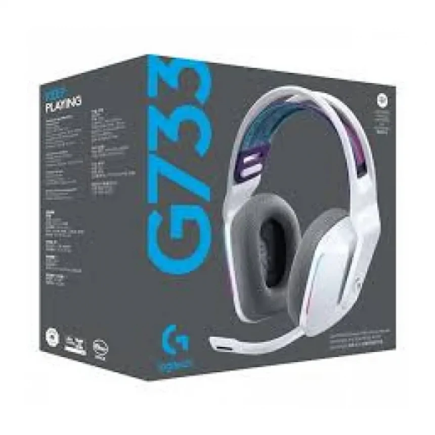 Slušalica Wireless gaming Logitech G733 Lightspeed RGB bele 981-000883