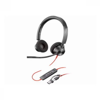 Slušalice HP Poly BW 3310 Stereo -M USB-C HS +USB-C/A/8X220AA/crna