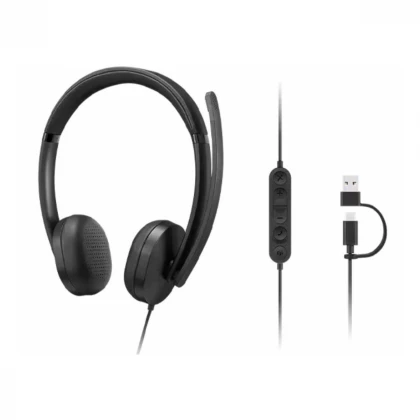 Slušalice LENOVO VoIP Headset 5000 /žicne /Teams/crna