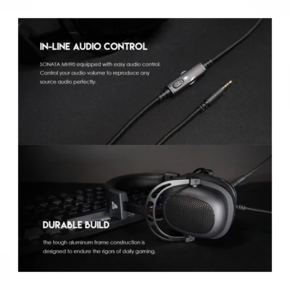 Slušalice sa mikrofonom Fantech MH90 Sonata 3.5mm crne