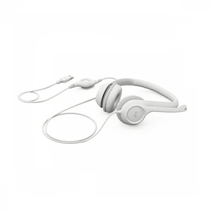 Slušalice sa mikrofonom Logitech H390 USB bele 981-001286