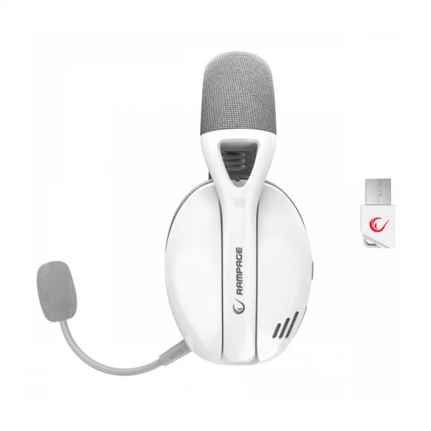 Slušalice sa mikrofonom Rampage CRACK H11 Bluetooth bele