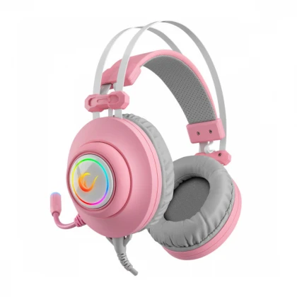 Slušalice sa mikrofonom Rampage RM-K1 PULSAR 7.1 USB + 3.5mm roze
