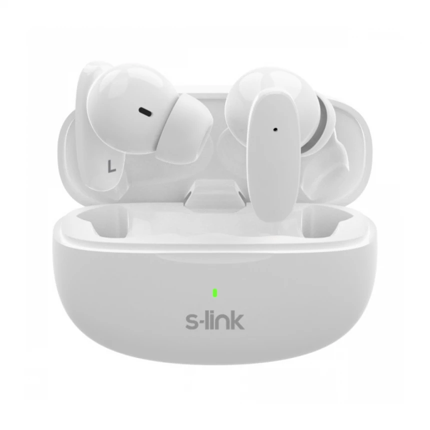 Slušalice sa mikrofonom S-Link SL-TWS08 TWS Bluetooth bele