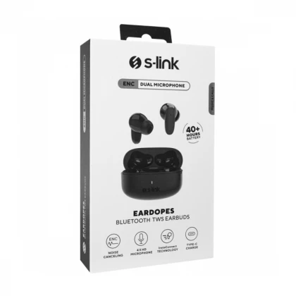 Slušalice sa mikrofonom S-Link SL-TWS08 TWS Bluetooth crne