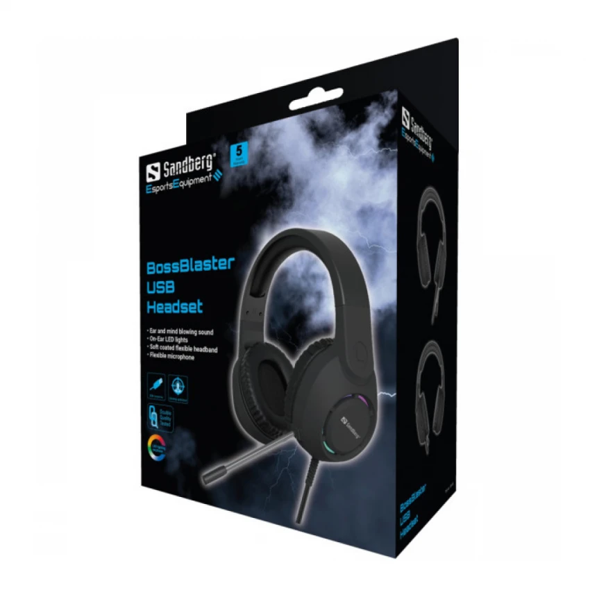 Slušalice Sandberg BossBlaster USB Headset 126-49