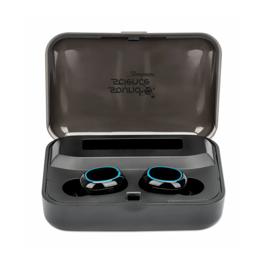 Slušalice TWS Manhattan 180382 Bluetooth 5.0 crne