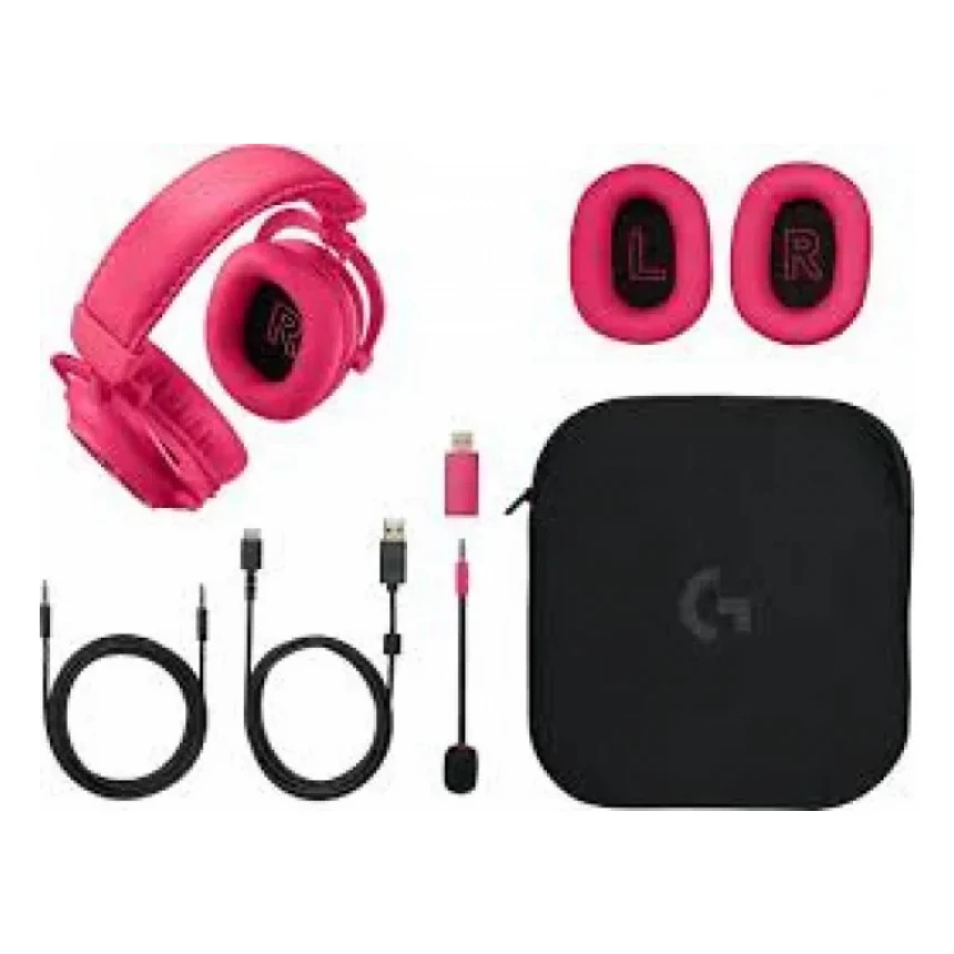 Slušalice Wireless gaming PRO X 2 Lightspeed roze 981-001275