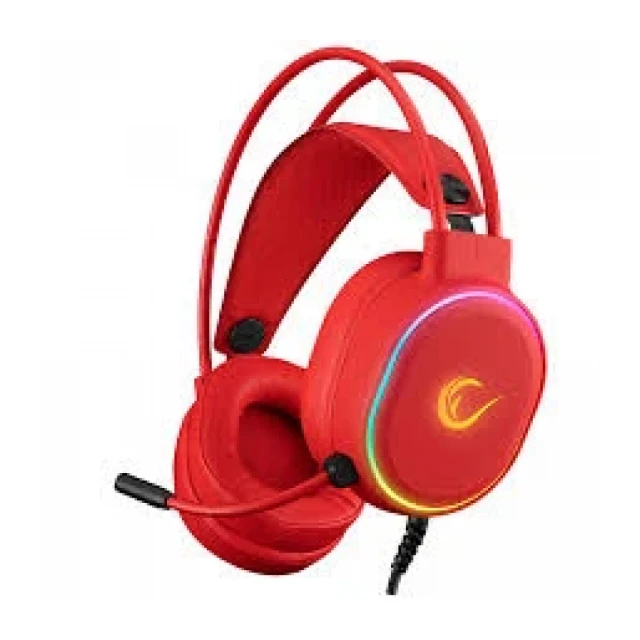 Slušalice žične gaming Rampage ROGUE RGB crvene 35132