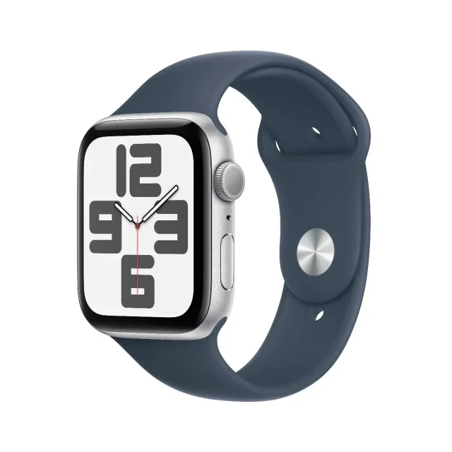 Apple Watch SE (v2) GPS, 44mm Silver Aluminium Case sa Abyss Blue Sport Band - Regular - Otvoren proizvod
