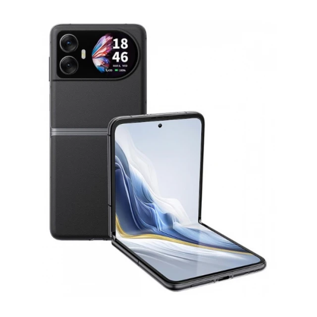 Smart telefon Blackview Flip HERO 10 6.9" OC/12GB/256GB/108MP Black