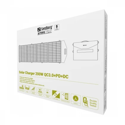 Solarni panel punjač Sandberg 420-82 200W QC3.0/PD/DC