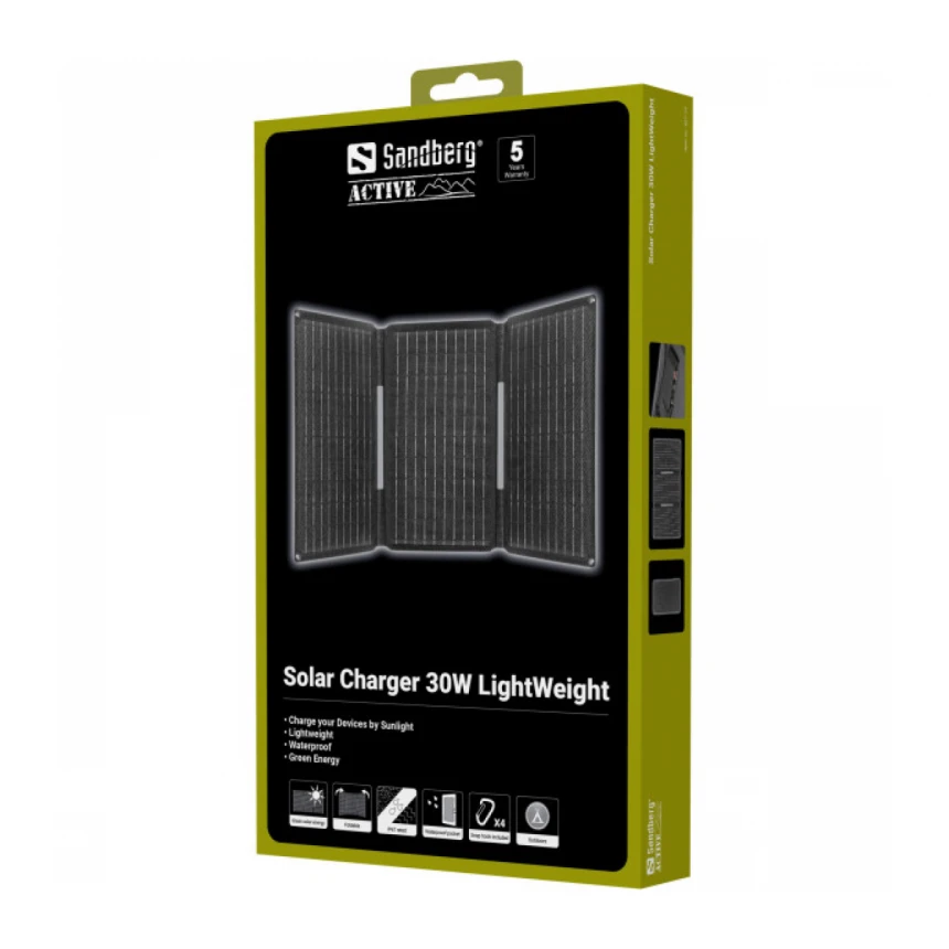 Solarni punjač Sandberg 421-19 30W USB+USB-C/DC/