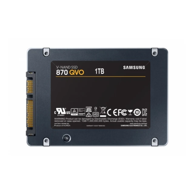 SSD 2.5" SATA  1TB  Samsung 870 QVO 560/530MBs, MZ-77Q1T0BW