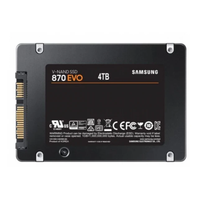 SSD 2.5" SATA 4TB Samsung 870 EVO 560/530MBs, MZ-77E4T0B/EU