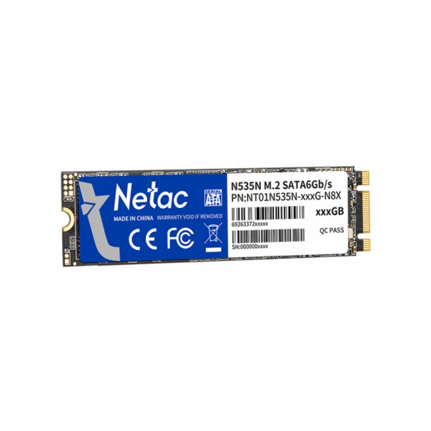 SSD M.2 512GB Netac N535N 2280 SATAIII NT01N535N-512G-N8X