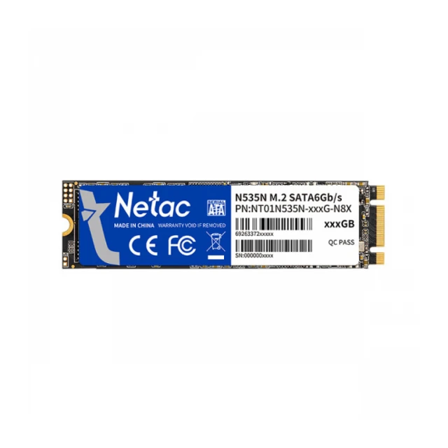 SSD M.2 512GB Netac N535N 2280 SATAIII NT01N535N-512G-N8X