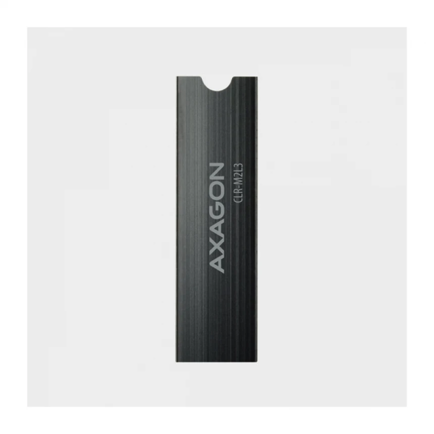 SSD M.2 Hladnjak AXAGON CLR-M2L6 passiv M.2-SSD-2280 6 mm, Crni
