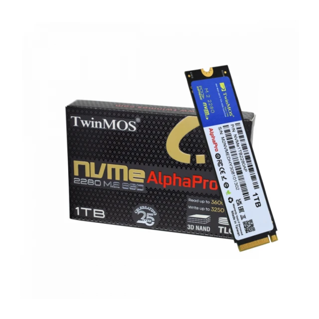 SSD M.2 NVMe 1TB TwinMOS 3600MBs/3250MBs NVMe1TB2280AP BULK