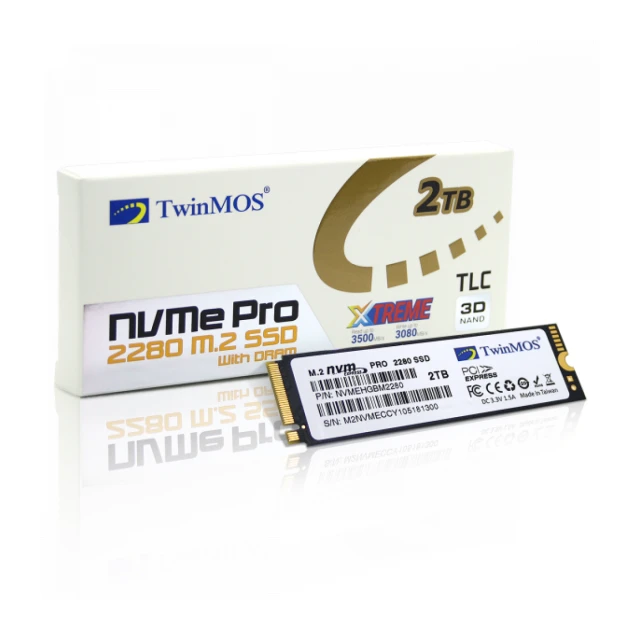 SSD M.2 NVMe 2TB TwinMOS 3500MBs/3080MBs NVMEHGBM2280