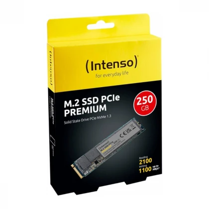 SSD M.2 NVMe Intenso Gen.3x4 250GB 3835440 Read 2100MBs/Write 1100MBs