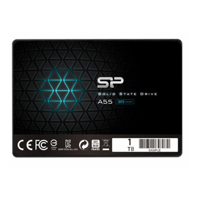 SSD SILICON POWER A55 1TB/2.5"/SATA 3/crna