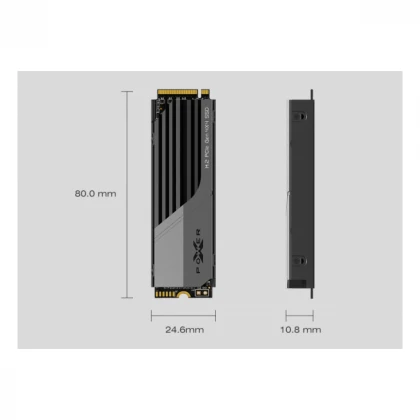 SSD Silicon Power M.2 NVMe 2TB XS70 7,300MB/s/6800Mbs SP02KGBP44XS7005