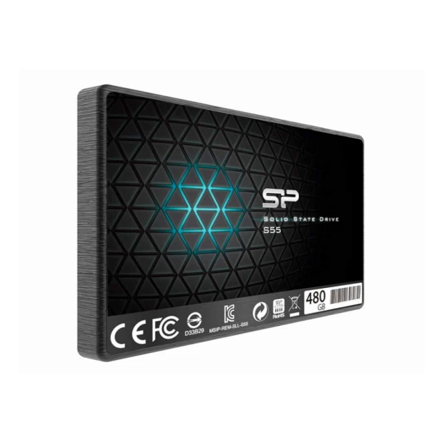 SSD SILICON POWER Slim S55 480GB/2.5"/SATA 3/crna