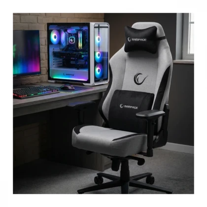 Stolica gaming Rampage KL-R72 WOOF High Level sivo/crna 37871