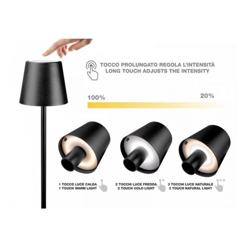 Stona punjiva lampa P201UTP118