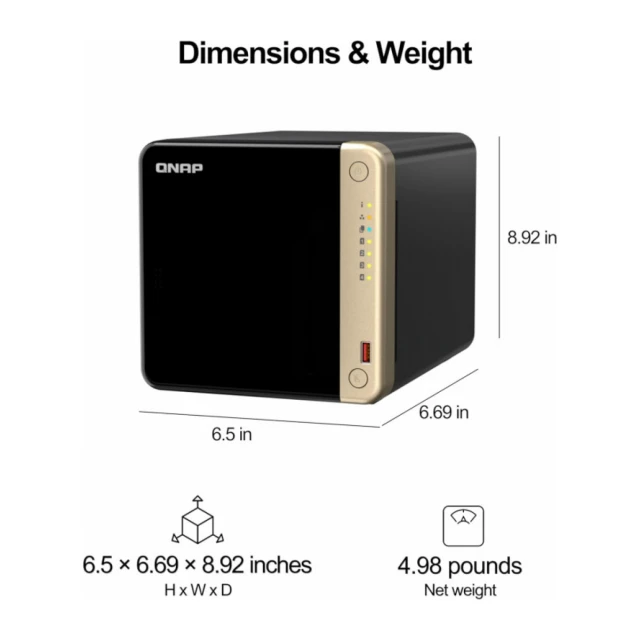 STORAGE QNAP NAS TS-464-8G 4-Bay